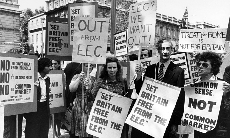 Anti-EEC protest 1975